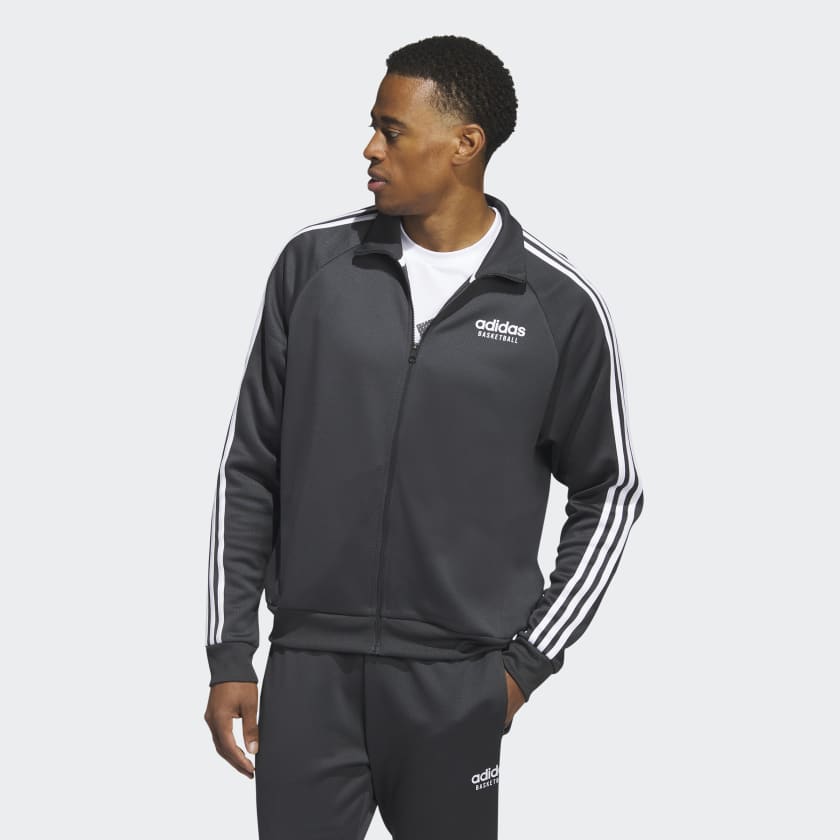 adidas Basketball Select Jacket - Grey | adidas Canada