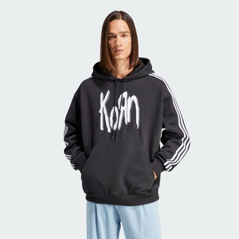 Poleron con capucha Korn Negro adidas adidas Chile