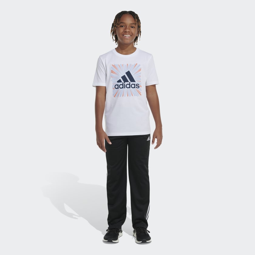 adidas Short Sleeve Optimist Sport Tee - White | Kids' Training | adidas US