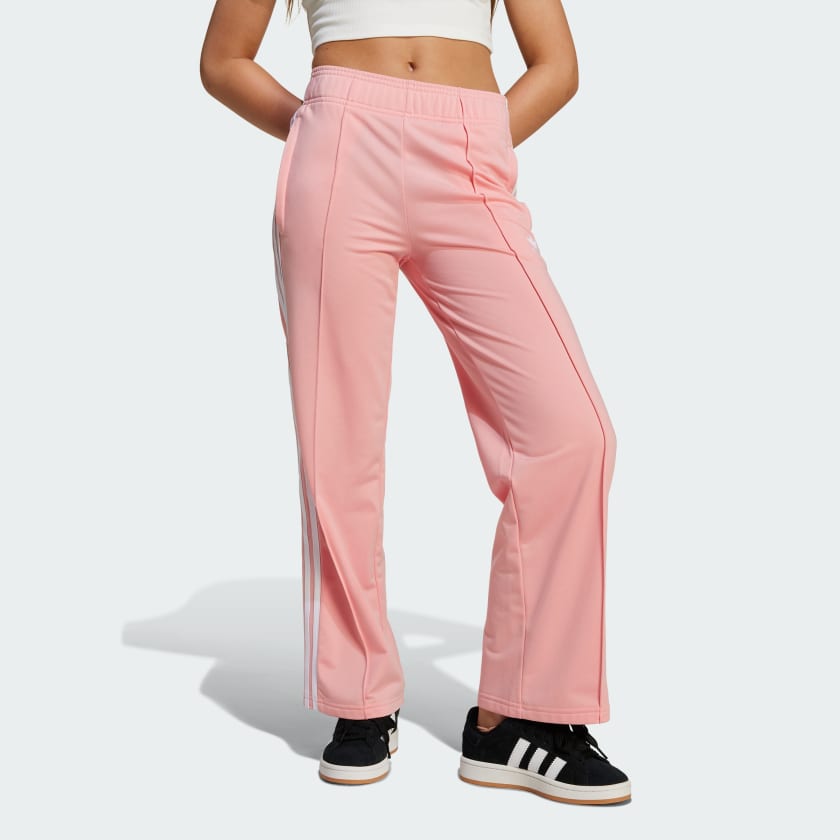 Adidas sweatpants pink online