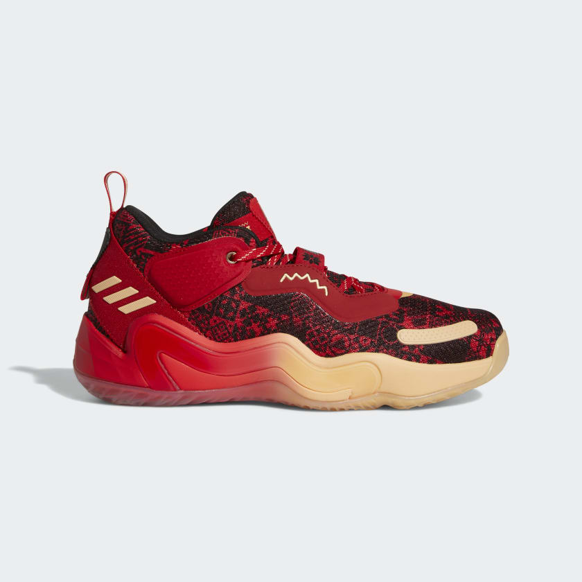 adidas Lunar New Year D.O.N Issue 3 GCA - Red | Unisex Basketball ...