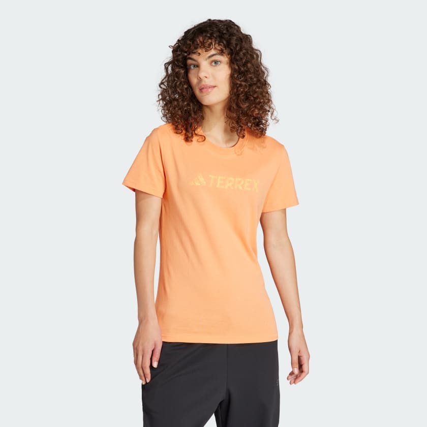 Camiseta adidas naranja mujer on sale