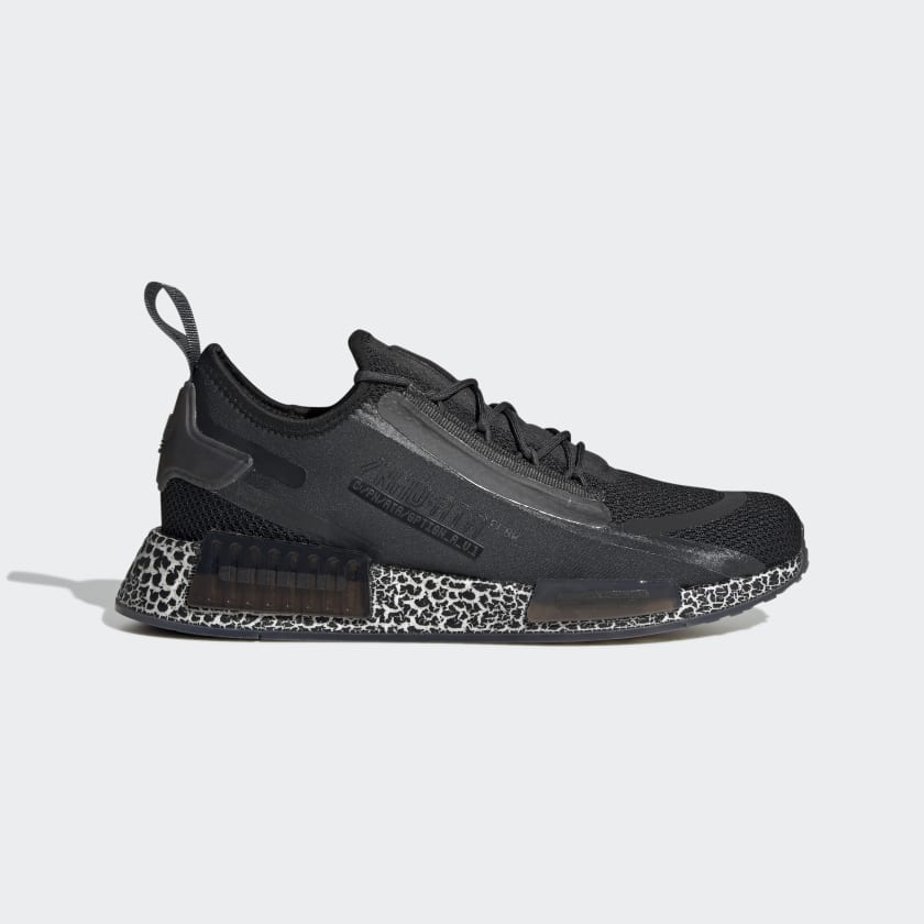 Adidas black shoes nmd discount