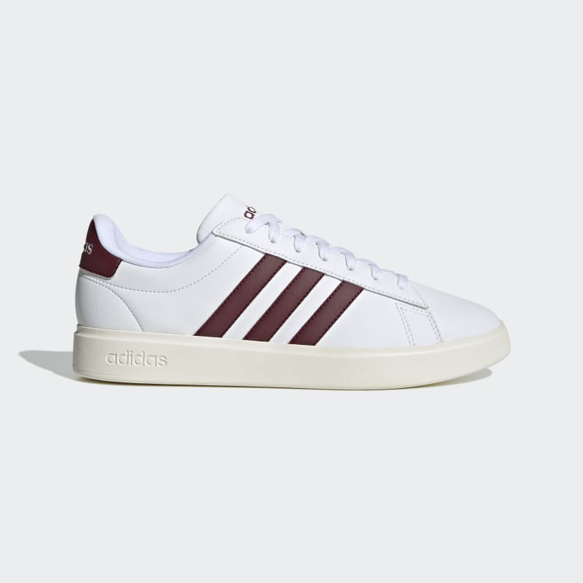 Adidas cloudfoam red and white hotsell