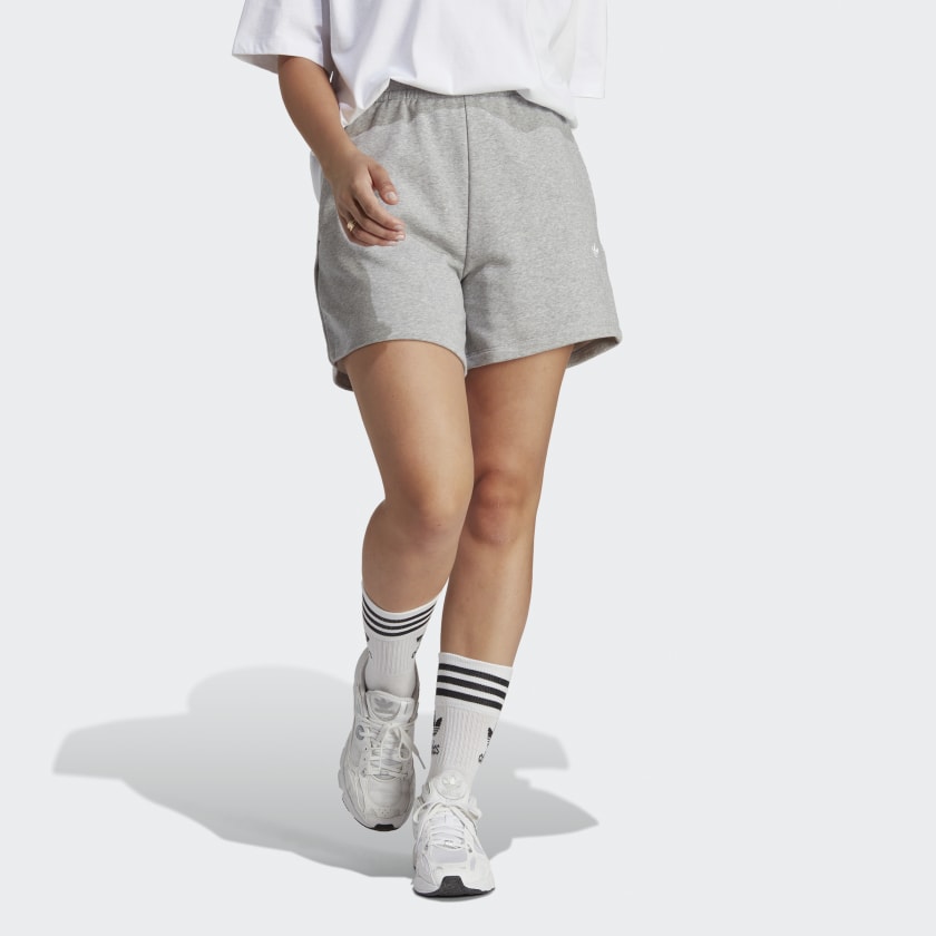 adidas Adicolor Essentials French Terry Shorts - Grey | Women's Lifestyle |  adidas US