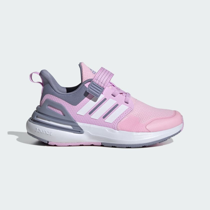adidas RapidaSport Bounce Elastic Lace Top Strap Shoes - Pink | Kids'  Lifestyle | adidas US