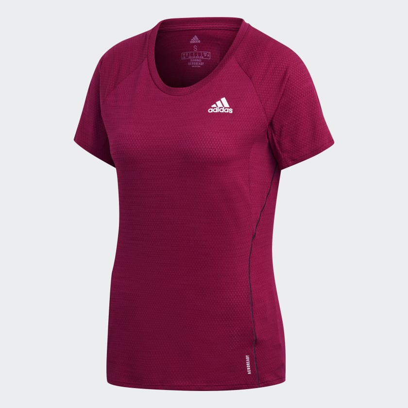 RUN TEE - Burgundy | adidas India