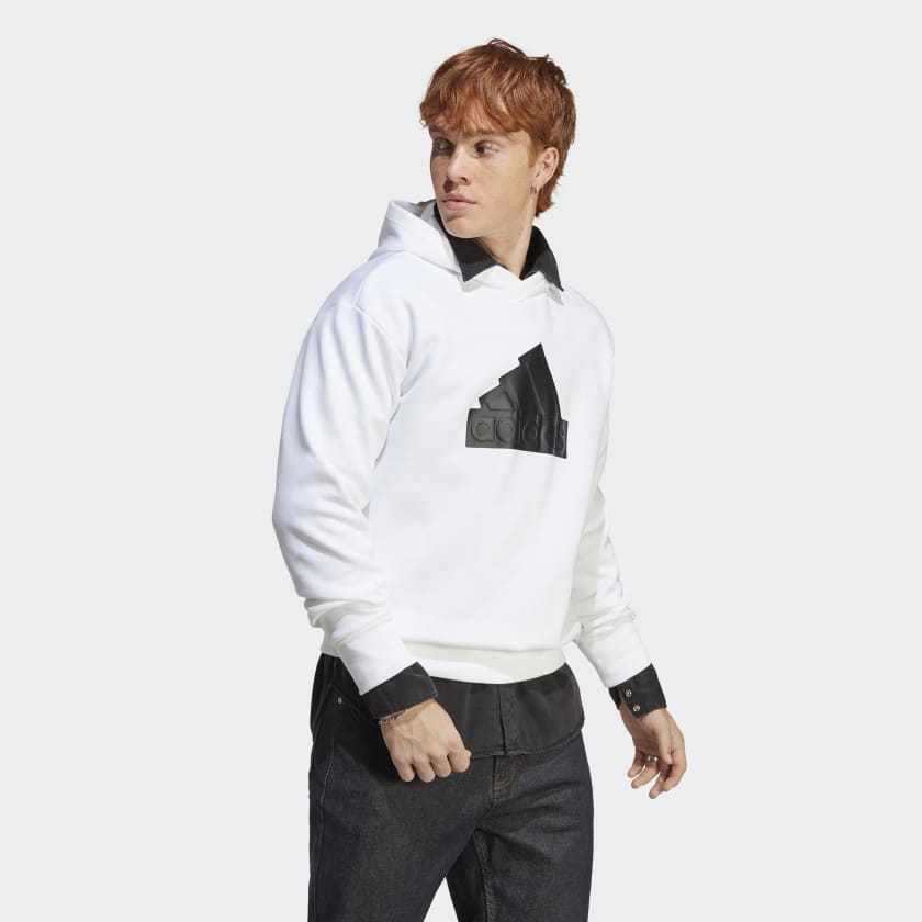 adidas Future Icons Badge of Sport Hoodie Wit adidas Offici le Shop
