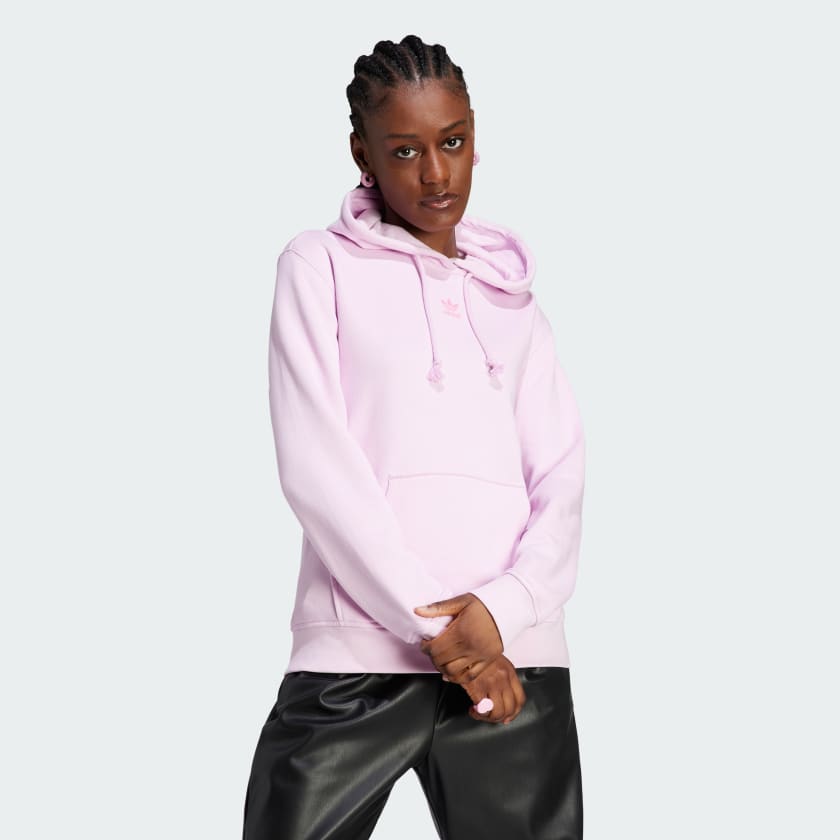 Moletom Capuz Regular Adicolor Essentials Rosa adidas adidas