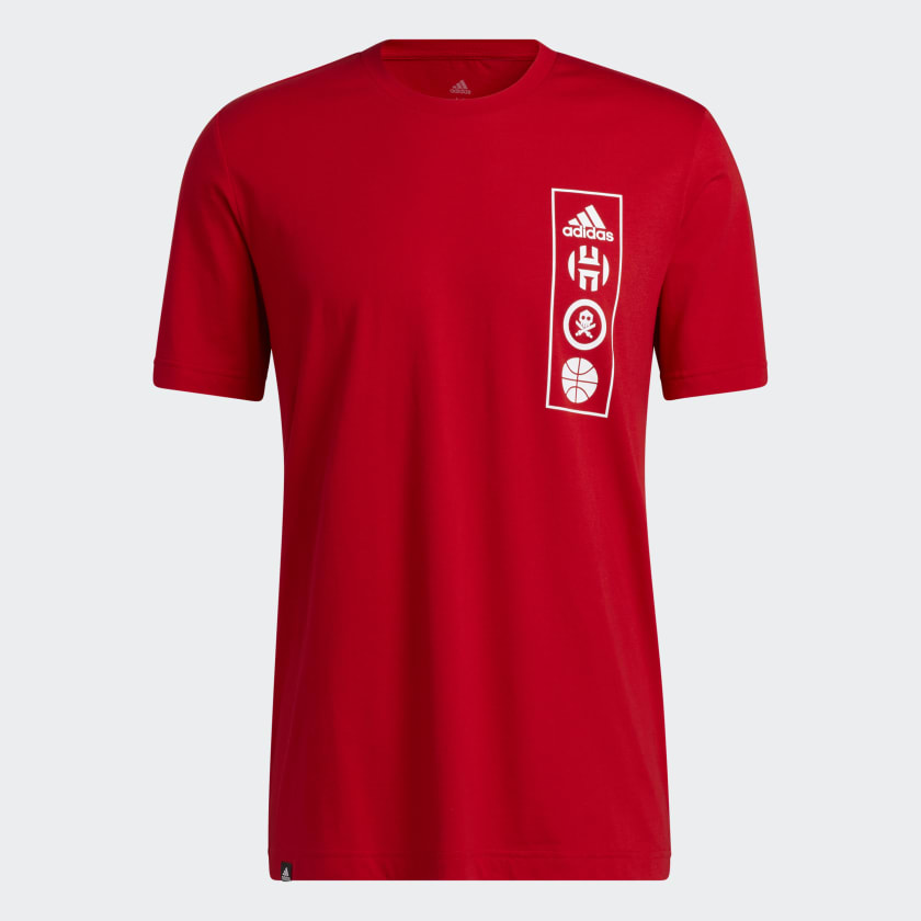 adidas Quiccs Harden Graphic Tee Red adidas Philippines