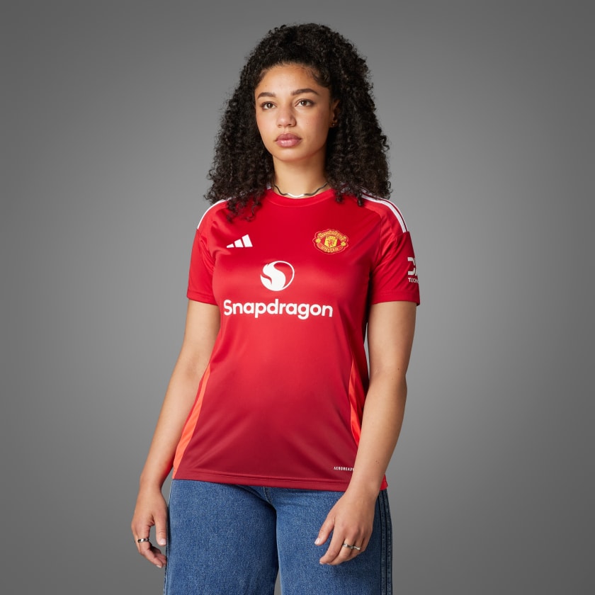 Manchester united jersey ladies clearance