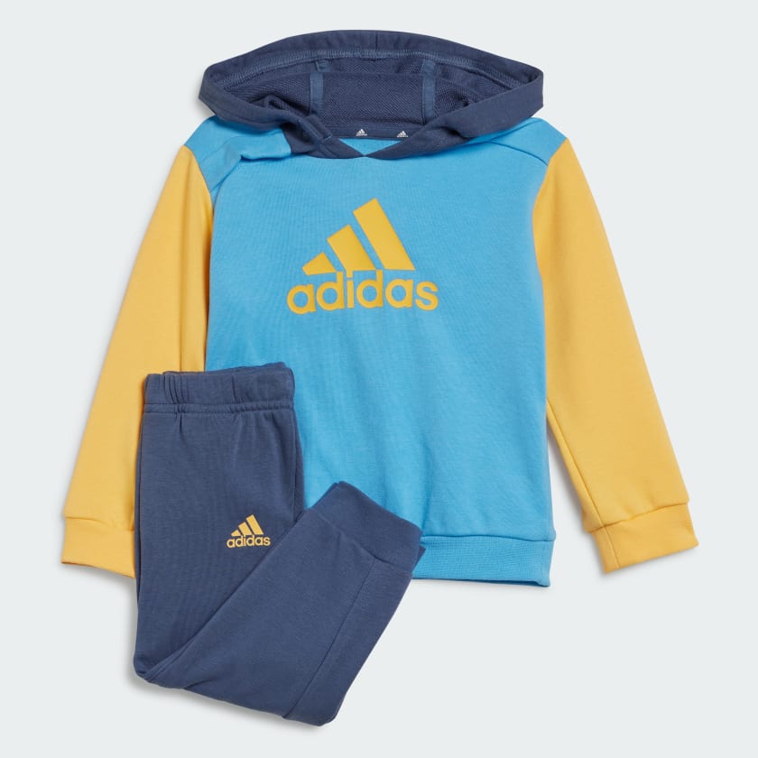 adidas Essentials Colorblock Kids Jogginganzug Blau adidas Deutschland