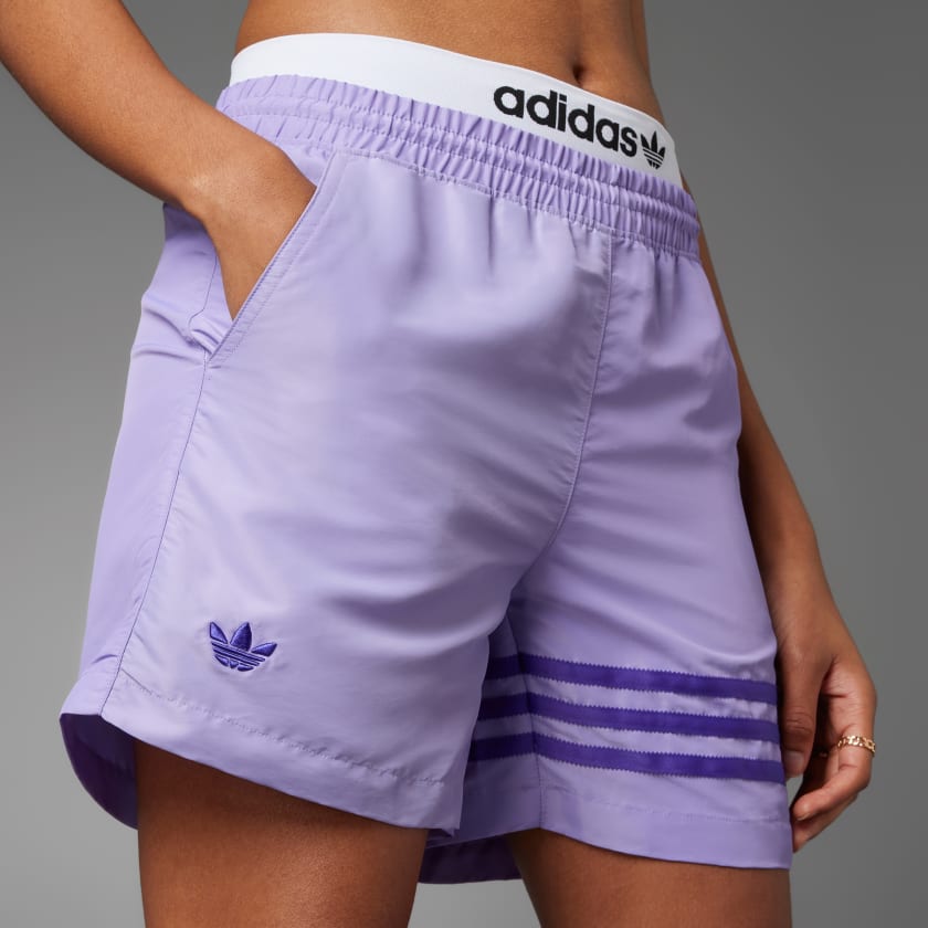 adidas Adicolor Neuclassics Shorts - Purple | adidas Australia
