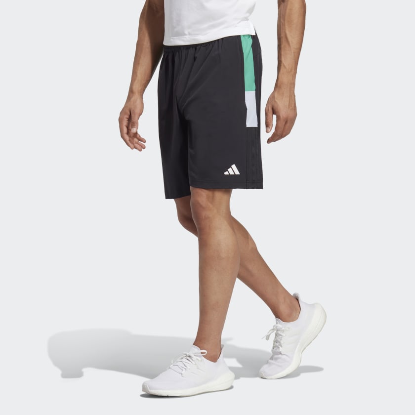 adidas Training Colorblock 3-Stripes Shorts - Black, Men's Training