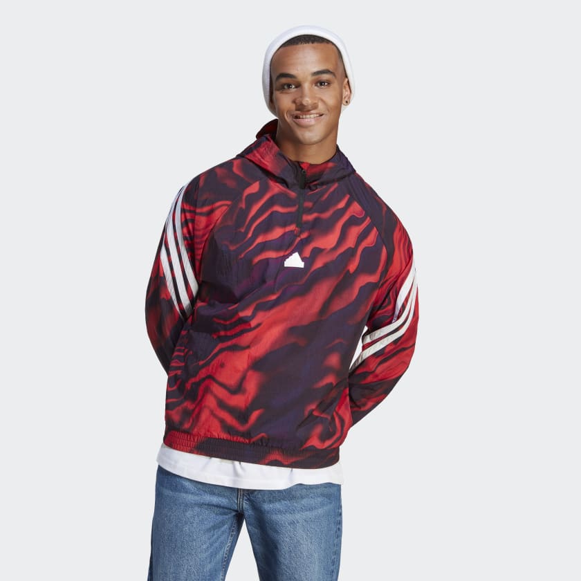Adidas all best sale over print hoodie