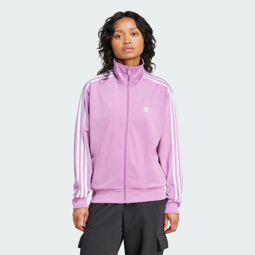 adidas Adicolor Classics Loose Firebird Track Top Purple Free Shipping with adiClub adidas Canada