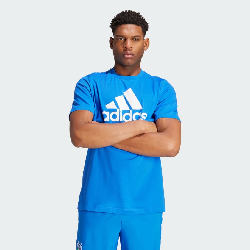 adidas Italy DNA Graphic Tee - Blue | Men's Soccer | adidas US
