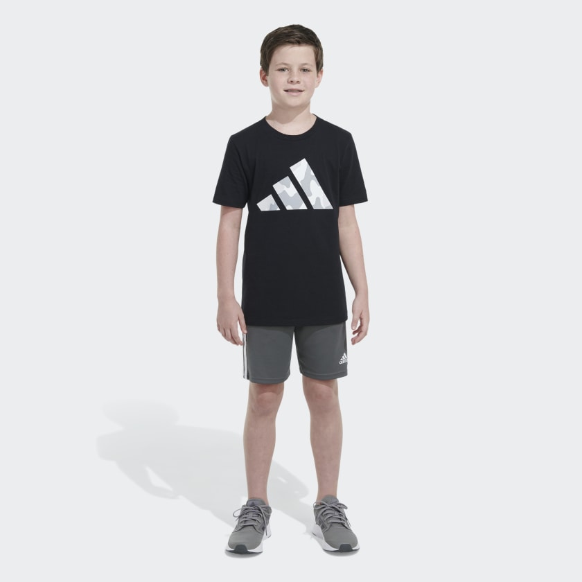 adidas Camo Logo Tee - Black | Kids' Training | adidas US