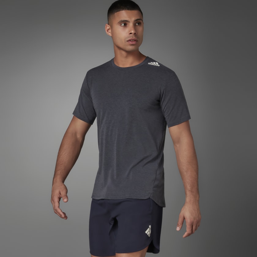 adidas Designed for Training Workout Tee Blue adidas New Zealand