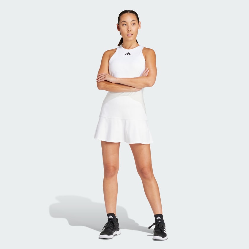 Vestido branco best sale adidas
