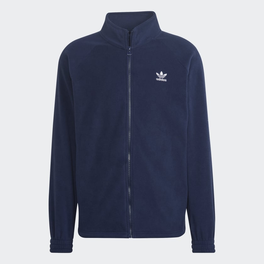 Giacca adicolor Classics Trefoil Teddy Fleece Blu adidas adidas Italia