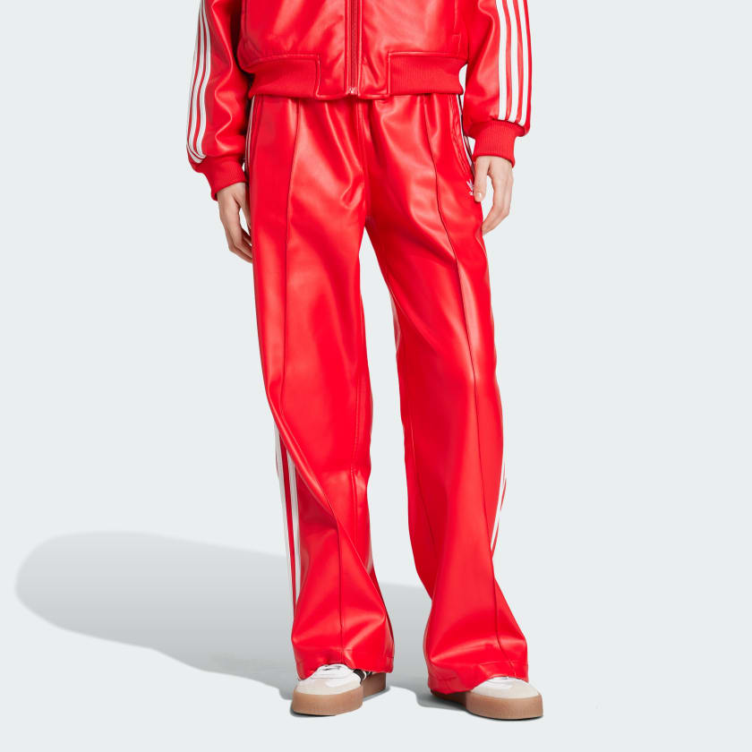 adidas Firebird Pleather Pants Red adidas Deutschland