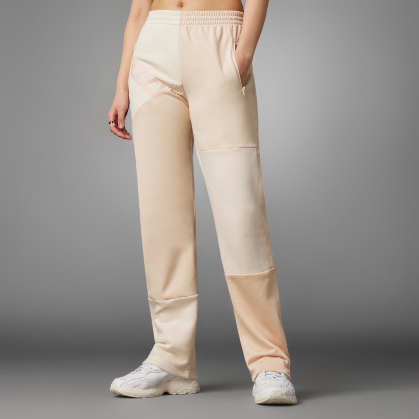adidas ADC Patchwork Track Pants - Beige, Women's Lifestyle