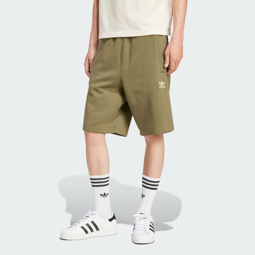adidas Trefoil Essentials Shorts Green Free Shipping with adiClub adidas US