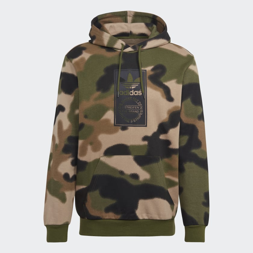 Adidas mens camo shop hoodie