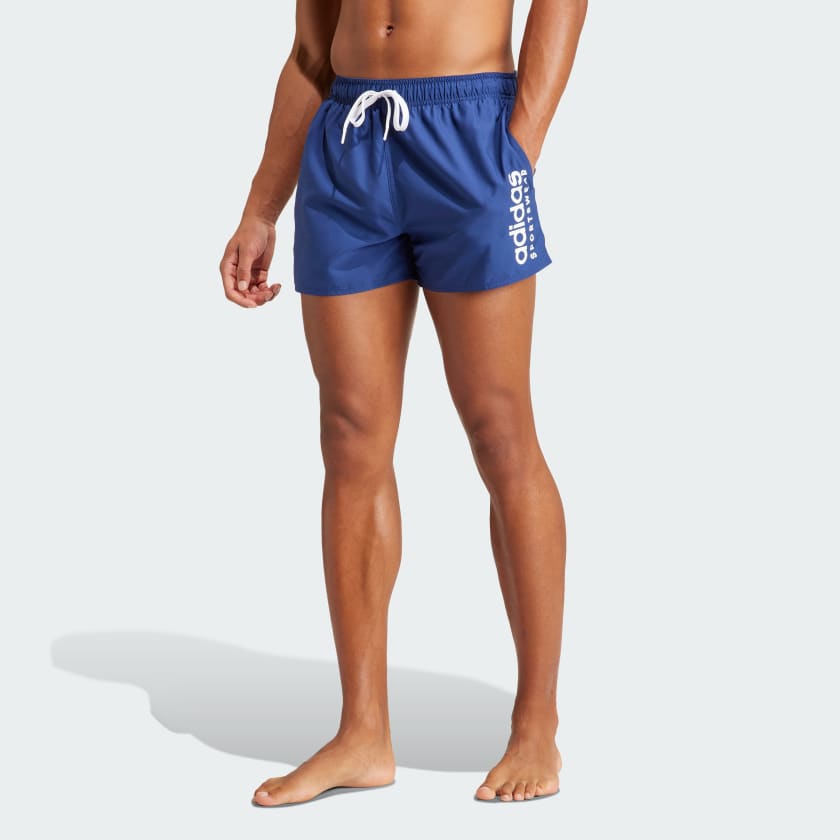 adidas Essentials Logo CLX Shorts Blue adidas UK