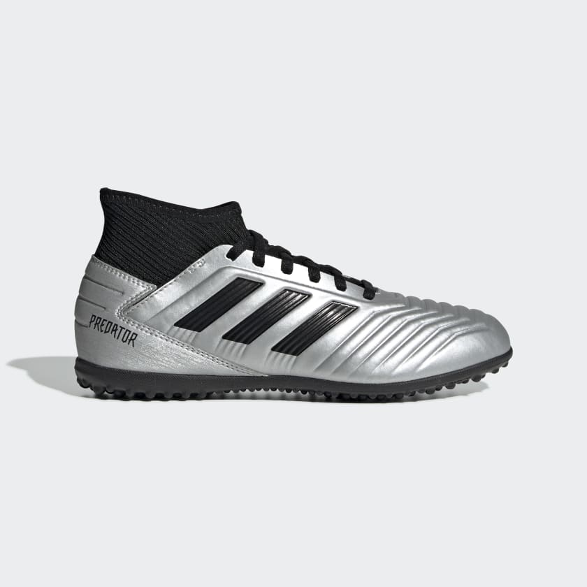 Chuteira Predator Tango 19.3 Society UNISSEX Prata adidas