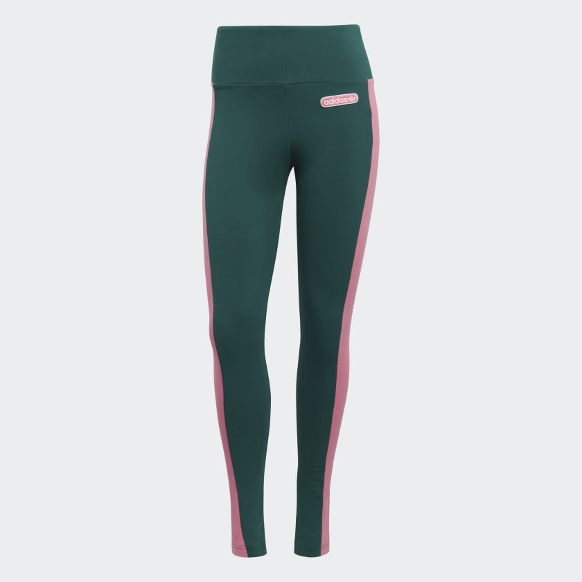 adidas Retro Luxury Leggings Green Women s Lifestyle adidas US