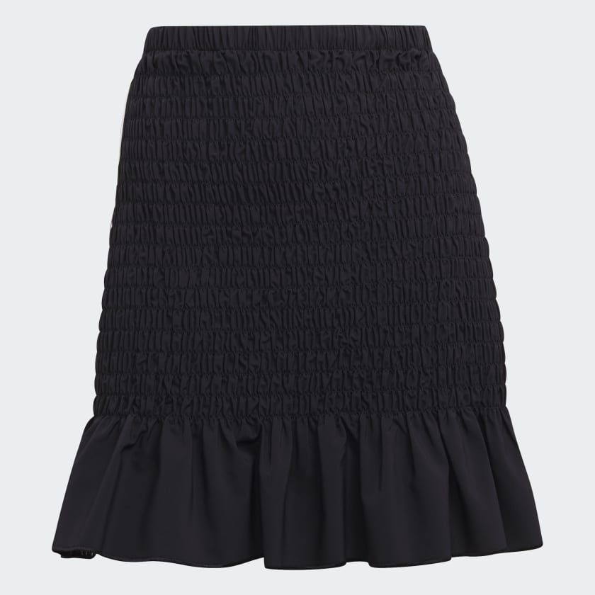 adidas Smocked Skirt - Black | Free Shipping with adiClub