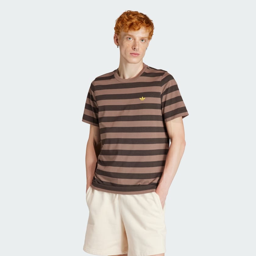 Camiseta Striped - Marrón adidas adidas España