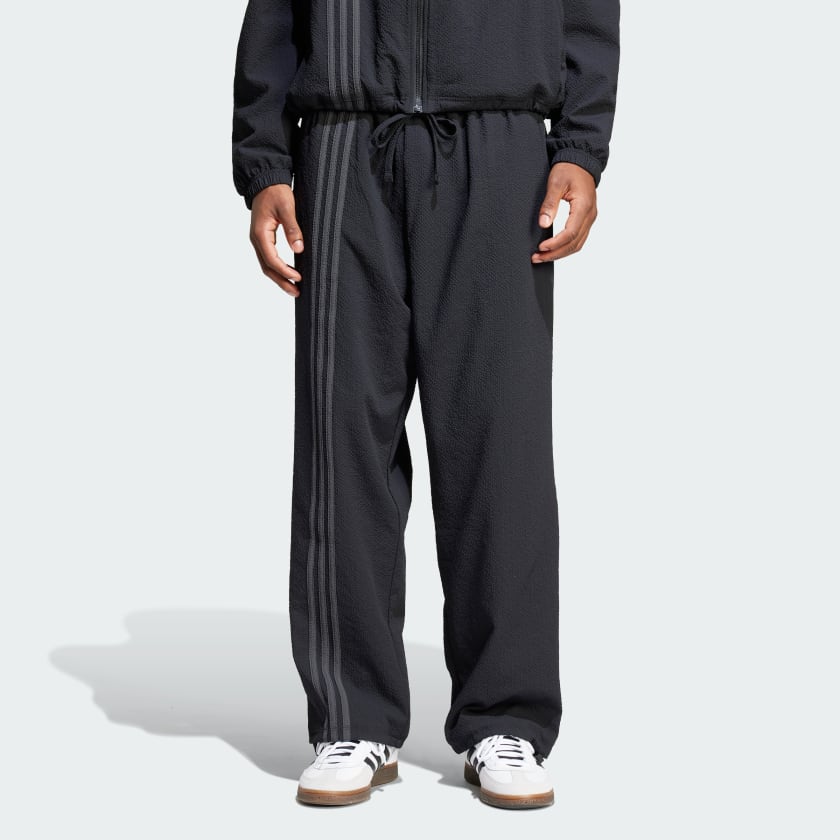 Track pants Fashion Seersucker Firebird Nero adidas adidas Italia