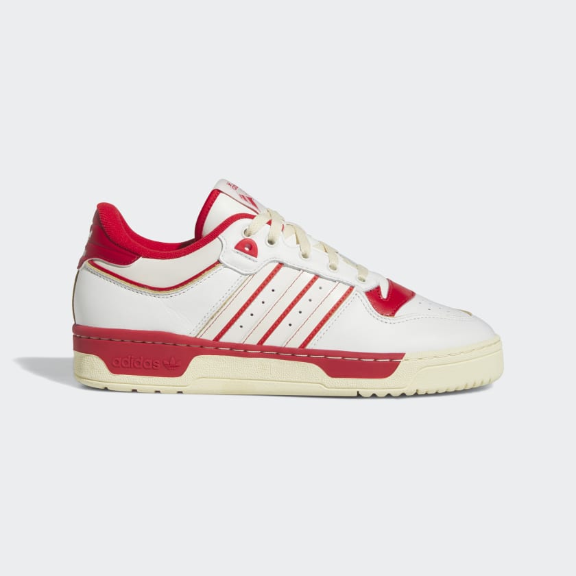 adidas Originals leather sneakers Rivalry Low 86 white color
