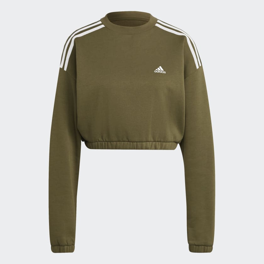 Khaki adidas sweatshirt womens shop