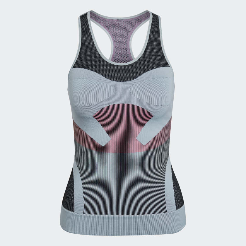 adidas by Stella McCartney TrueStrength Yoga Knit Tank Top Blue