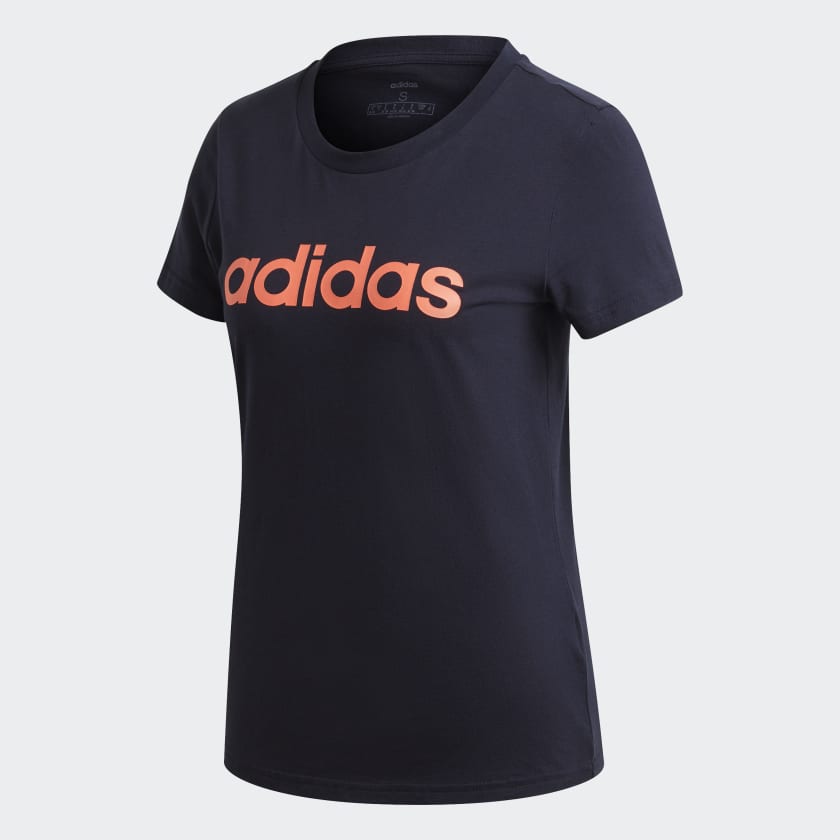 adidas ESSENTIALS LINEAR TEE Blue adidas New Zealand