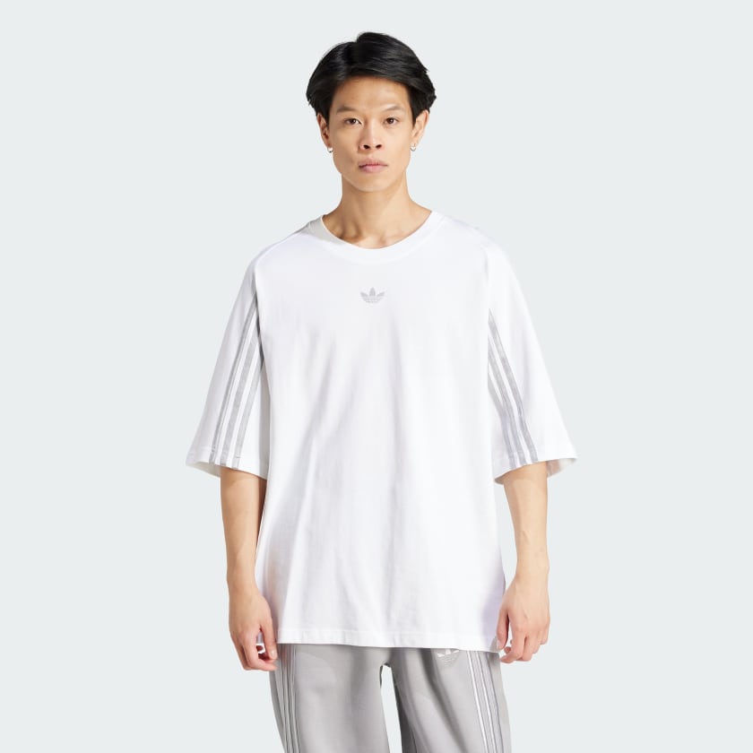 アディダス ラグラン カットラインTシャツ - ホワイト | アディダス ジャパン