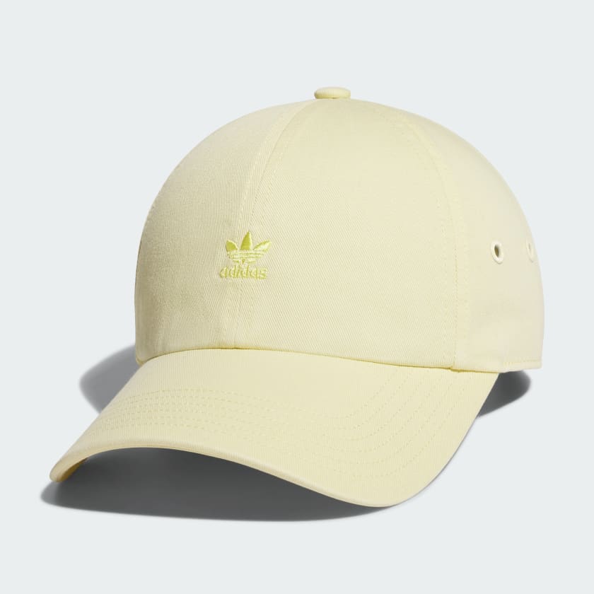 adidas Women Relaxed Mini Logo Hat - Yellow | Free Shipping