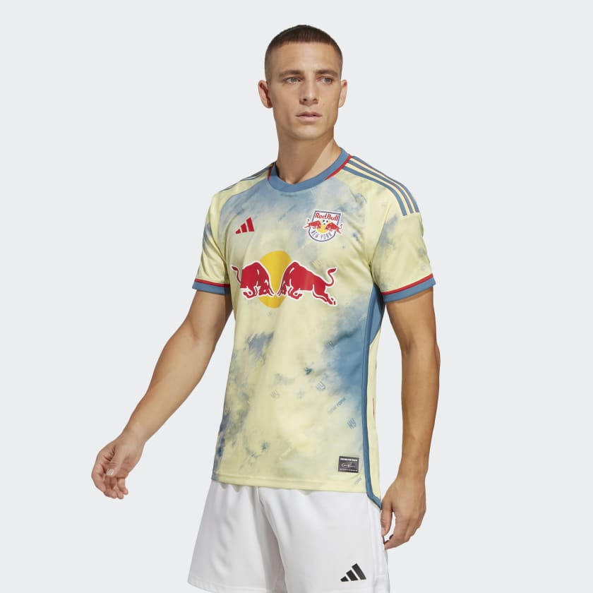 Men's Adidas Yellow New York Red Bulls 2023 Daniel Patrick Kit Authentic Jersey Size: Large