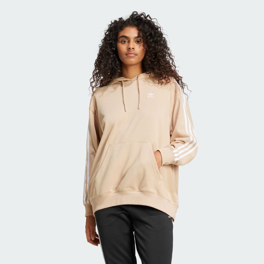 Adidas superstar hoodie womens best sale