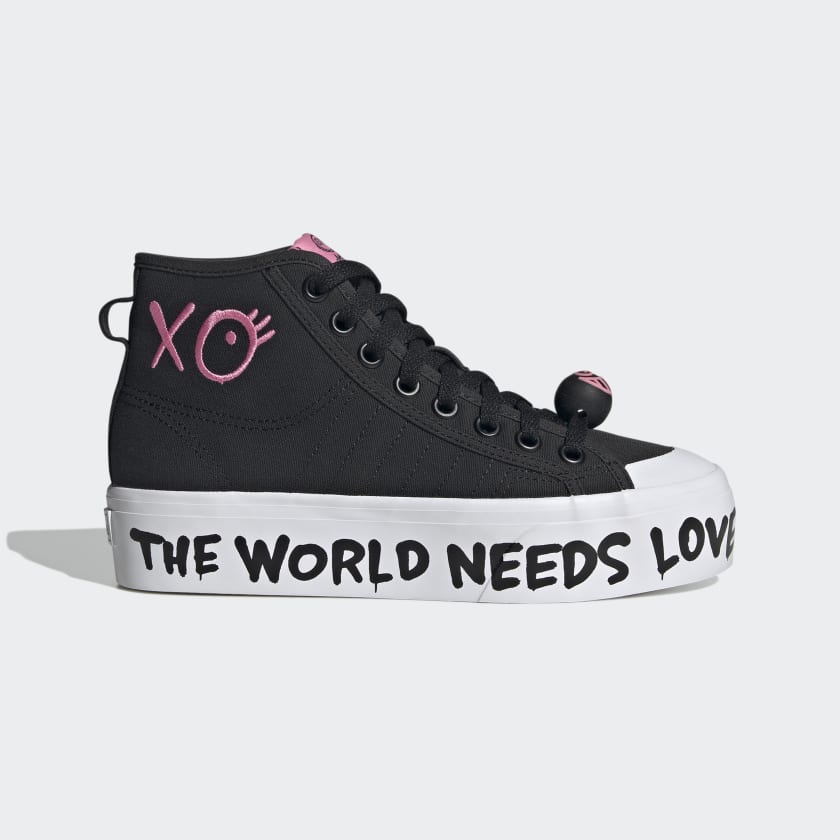 Adidas nizza platform zwart sales