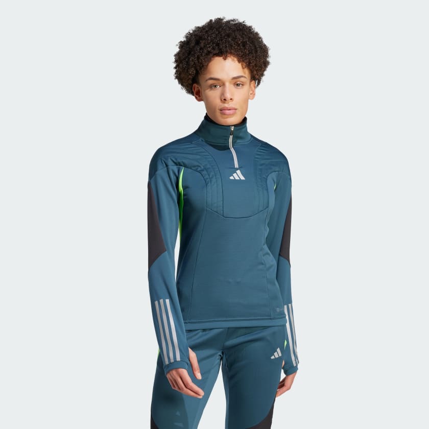 Maglia Tiro 23 Competition Winterized Turchese adidas adidas