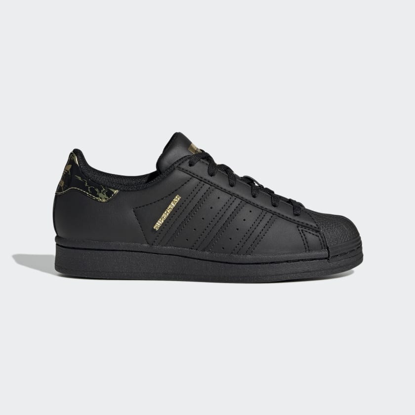 adidas Superstar Women's Black Leather Tortoise Shell Toe GY1031 Size 9