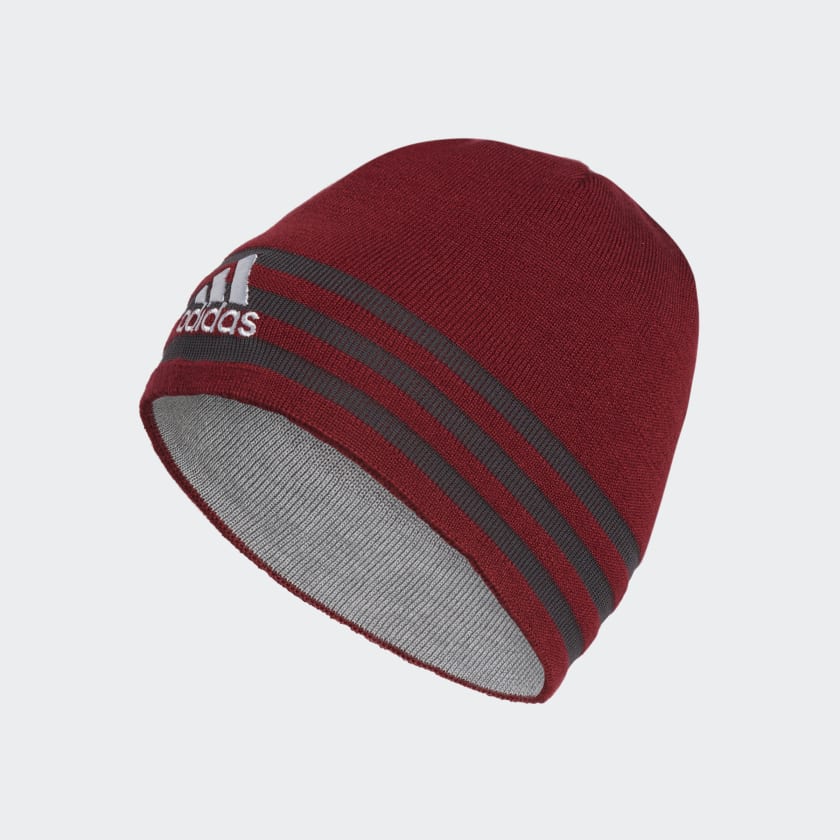adidas Eclipse Reversible 3 Beanie Red Free Shipping with adiClub adidas US
