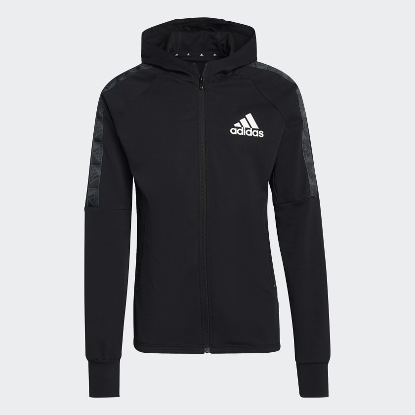 ADIDAS Chaqueta chándal Adidas Aeroready Sport Motion Black Negro Negro  Hombre