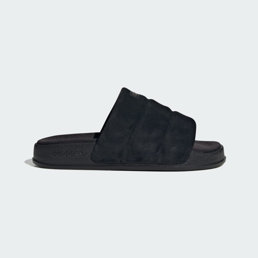 Suede adidas slides store