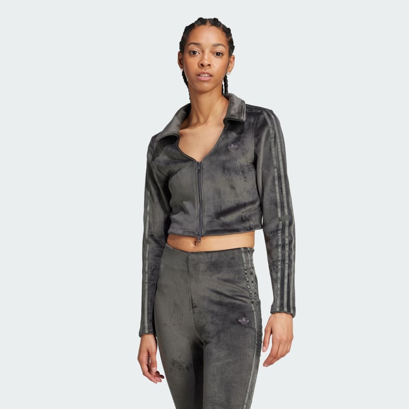 adidas Rib Cardigan Grey adidas Thailand